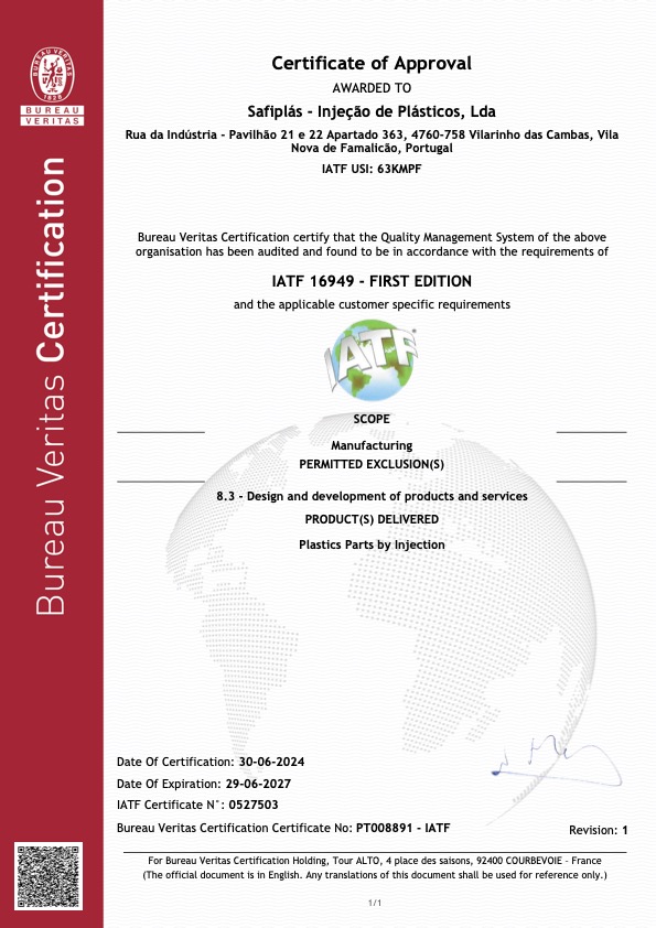 Certificado IATF